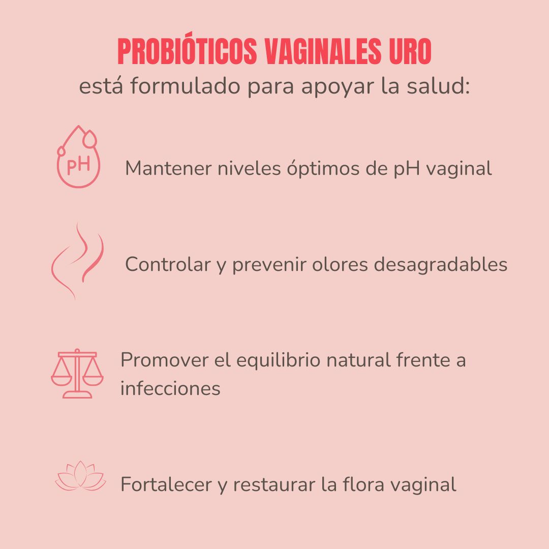 URO - Probióticos vaginales - mujeres saludables